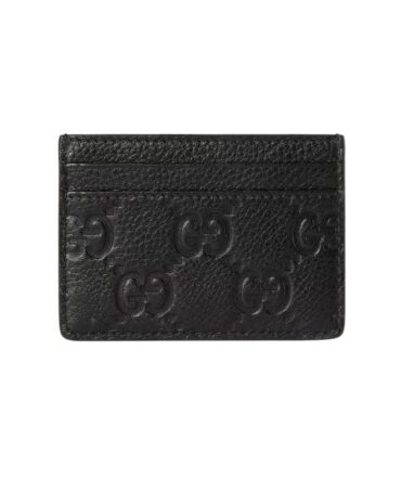 Gucci Portacarte in pelle nero