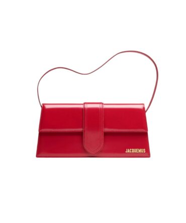 Jacquemus Le bambino Long rossa verniciata