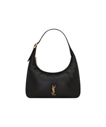 YSL Calypso Hobo mini in pelle nera