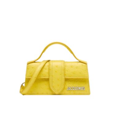 Jacquemus Le Bambino Struzzo Gialla