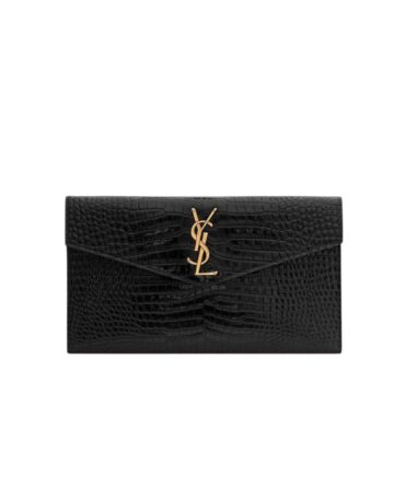 YSL Pochette Uptown in pelle Coccodrillo