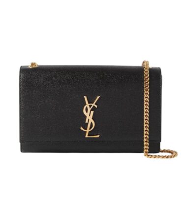YSL Kate Media Nera in Pelle Grain