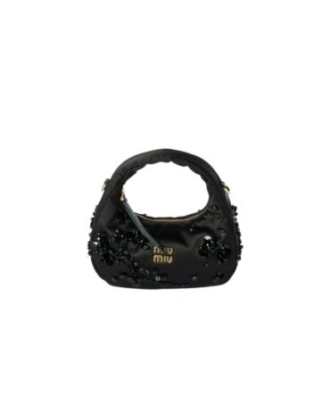 Miu Miu Hobo Wander Mini Nera Duchesse