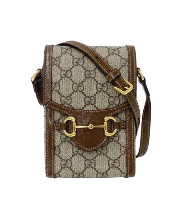 Gucci Horsebit 1955 Mini Marrone