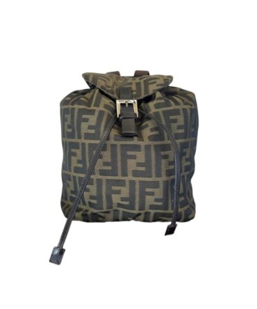 Fendi Zaino Marrone in Tela Piccolo