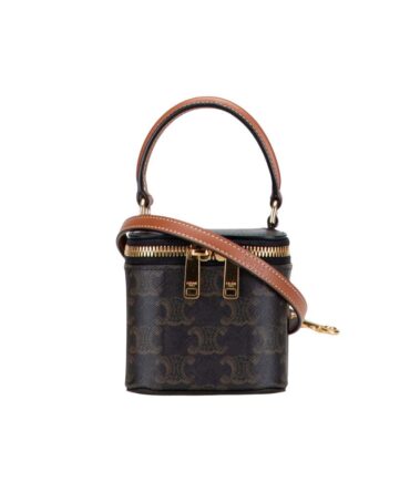 Celine Vanity Triomphe Mini Marrone