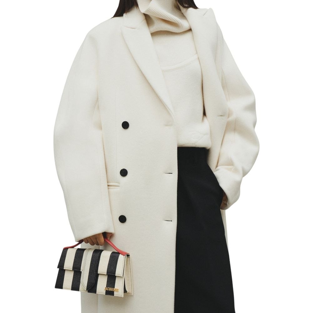 Jacquemus Le Grand Bambino Ivory Black 2 - immagine 5