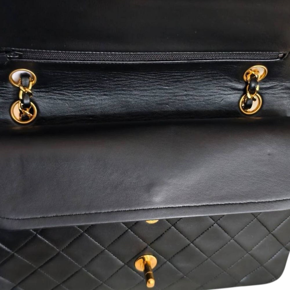 Chanel Timeless 25 Nera Vintage - Entrupy - immagine 10