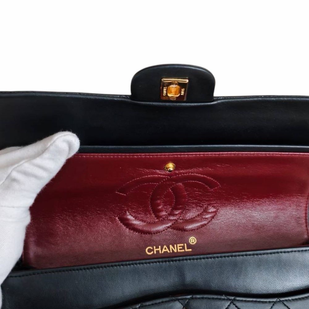 Chanel Timeless 25 Nera Vintage - Entrupy - immagine 12