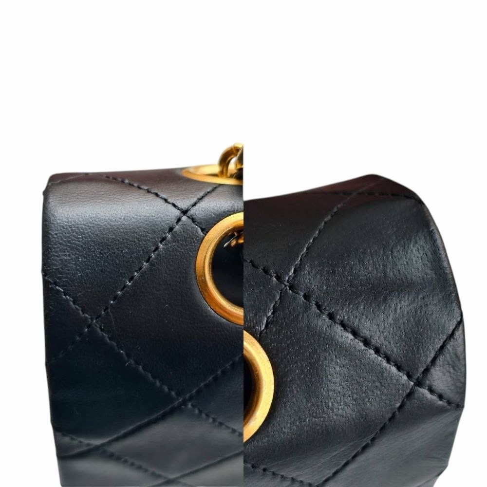 Chanel Timeless 25 Nera Vintage - Entrupy - immagine 6