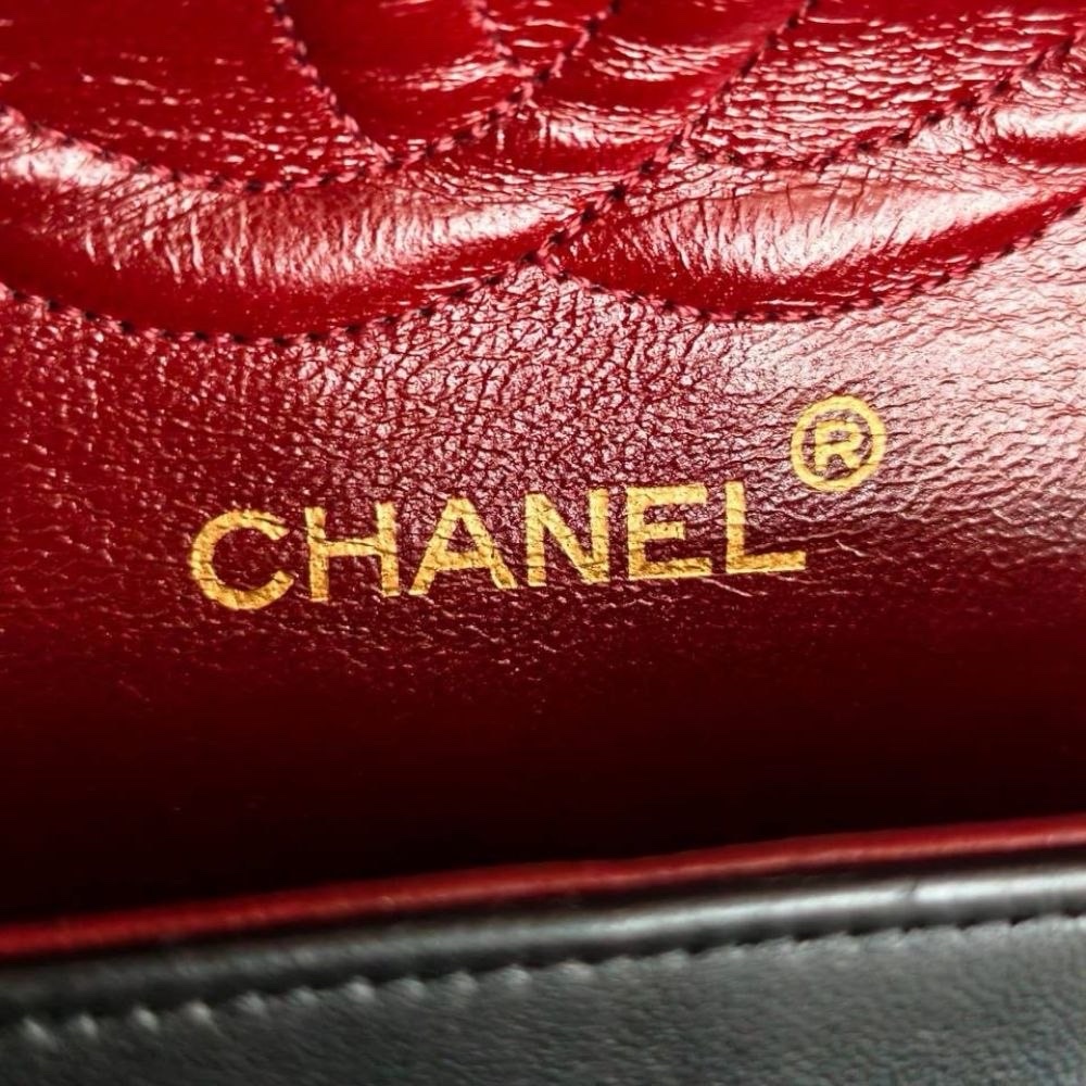 Chanel Timeless 25 Nera Vintage - Entrupy - immagine 13