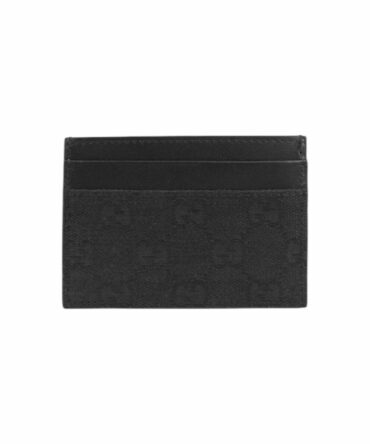 Gucci Portacarte GG Nero in Tela