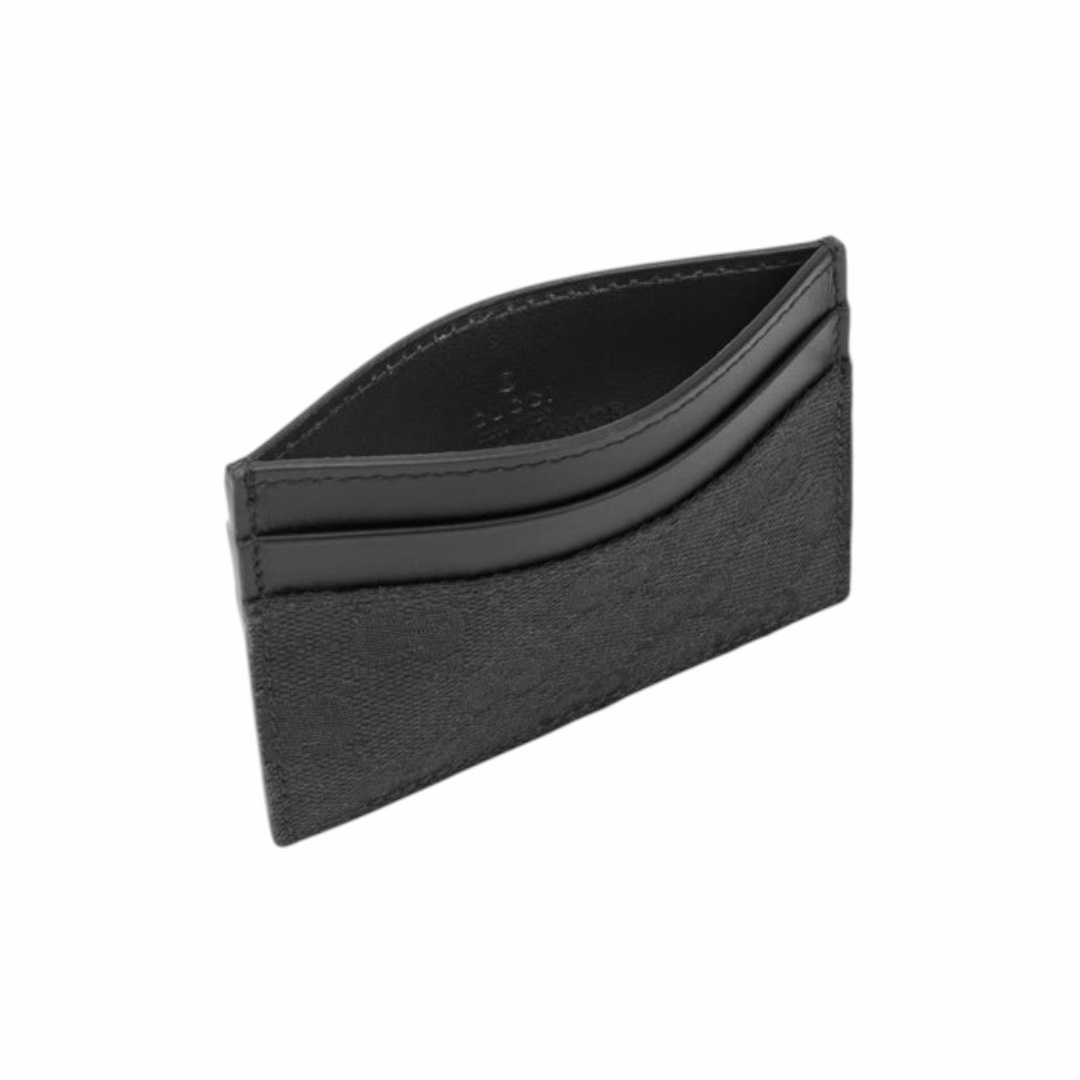 Gucci Portacarte GG Nero in Tela - immagine 3
