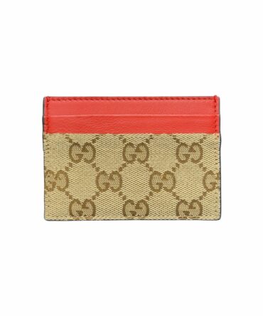 Gucci Portacarte GG Rosso in Tela