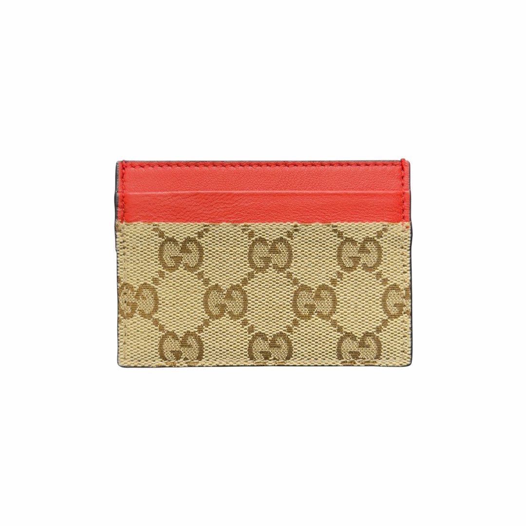 Gucci Portacarte GG Rosso in Tela