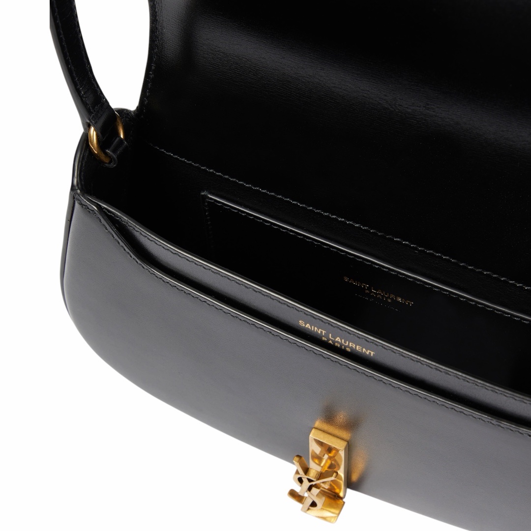 YSL Voltaire Mini Nera in Pelle - immagine 5