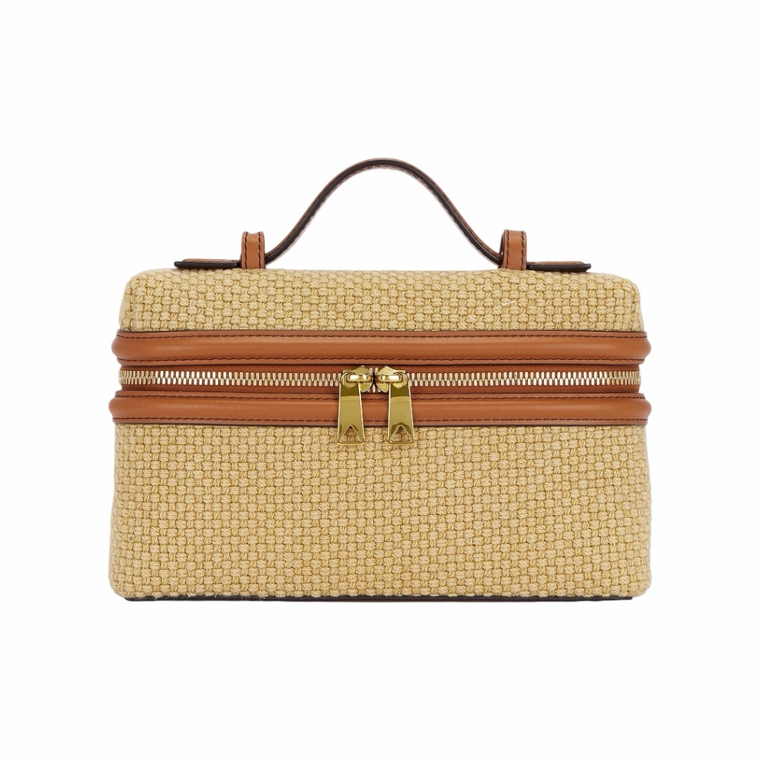 Bottega Veneta Vanity Bang Bang Rafia
