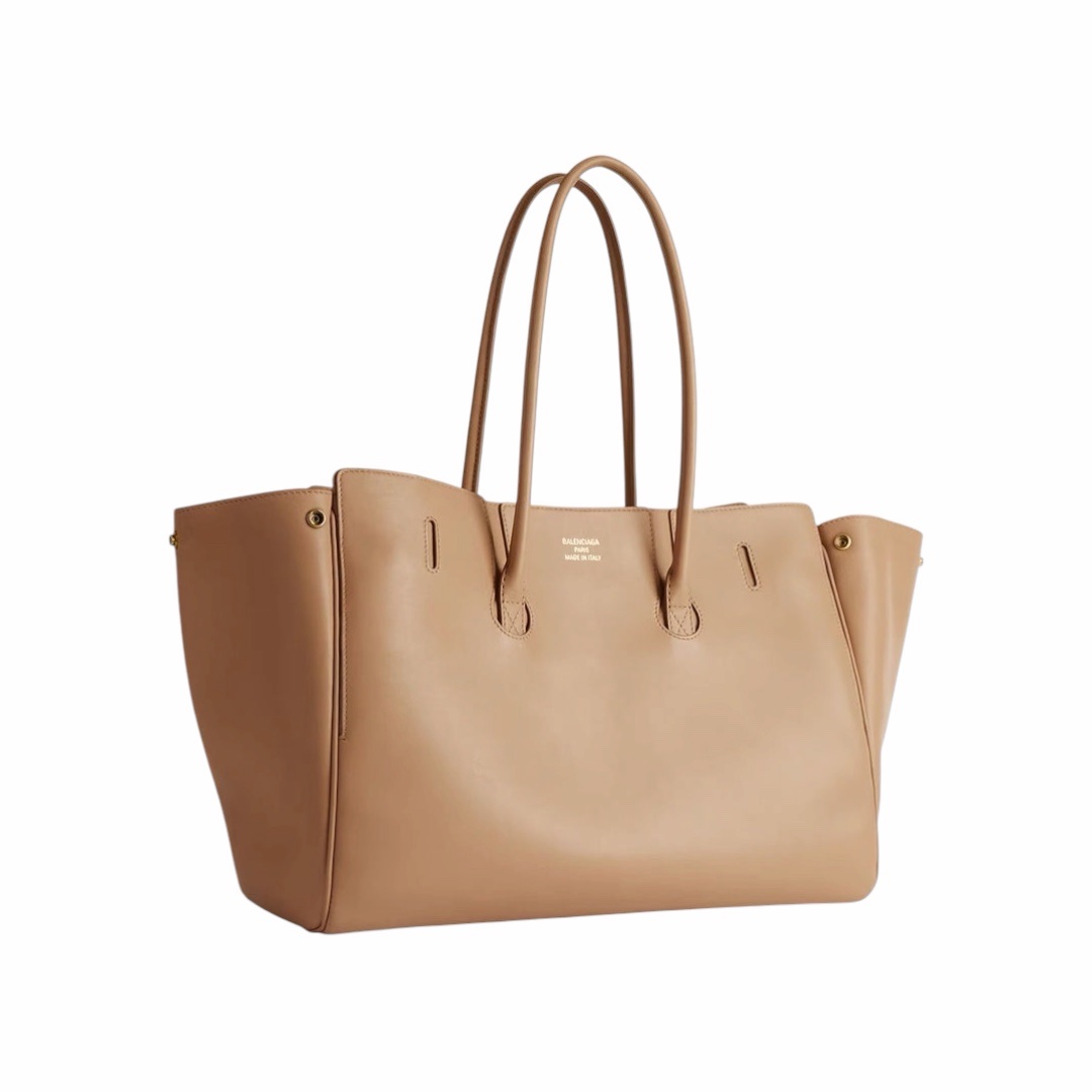 Balenciaga Bel Air Carry All Media Caffè Latte - immagine 4