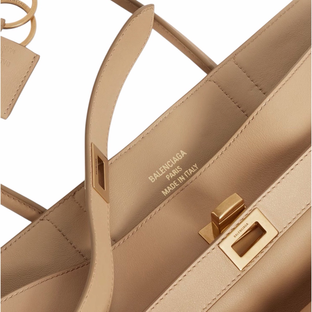 Balenciaga Bel Air Carry All Media Caffè Latte - immagine 6