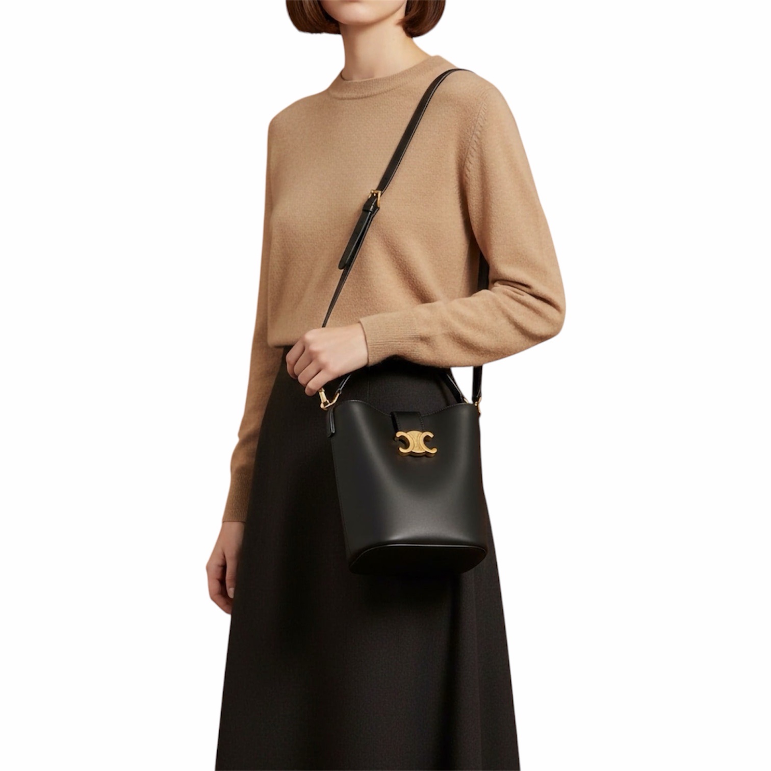 Celine Louise Secchiello Small Nero - immagine 2