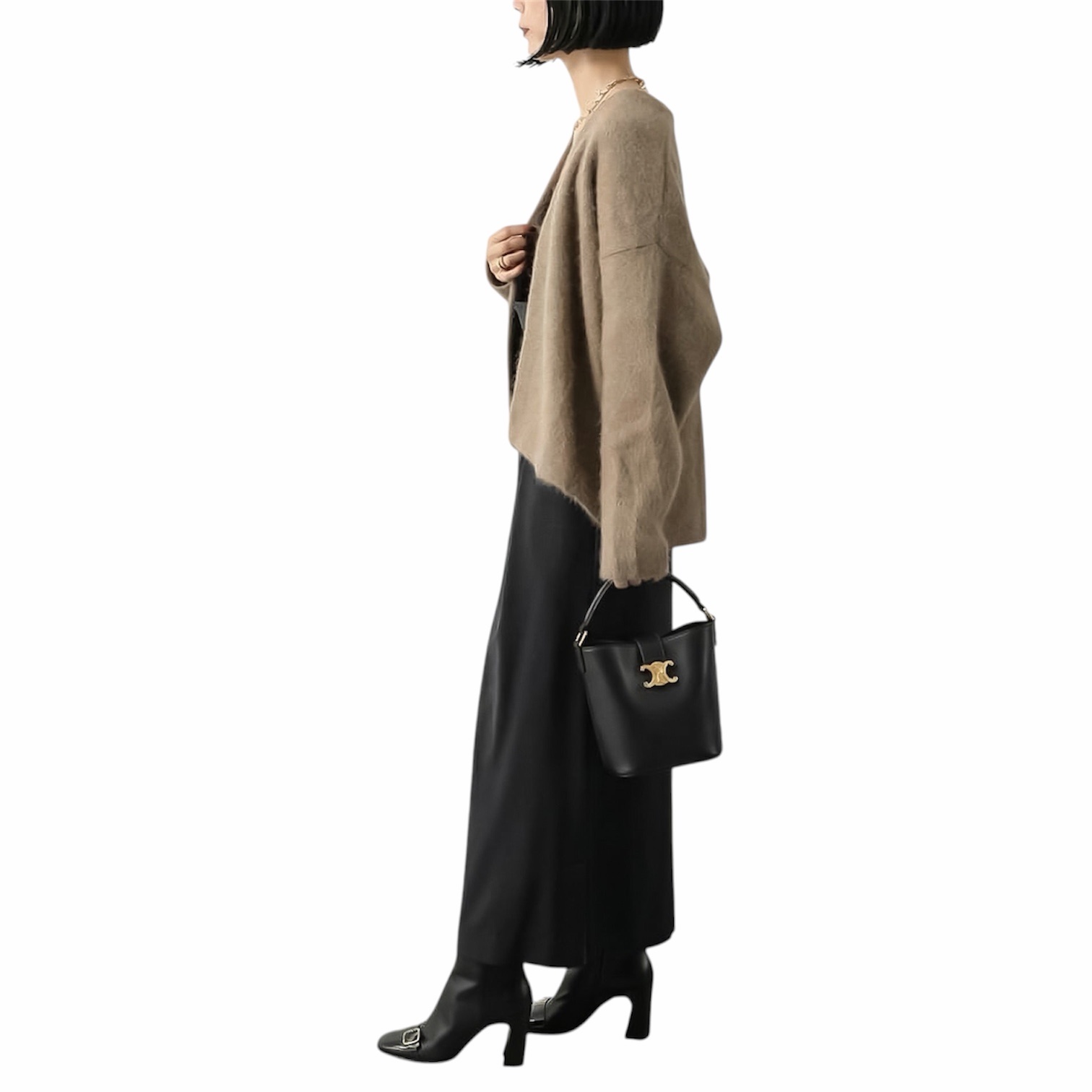Celine Louise Secchiello Small Nero - immagine 3