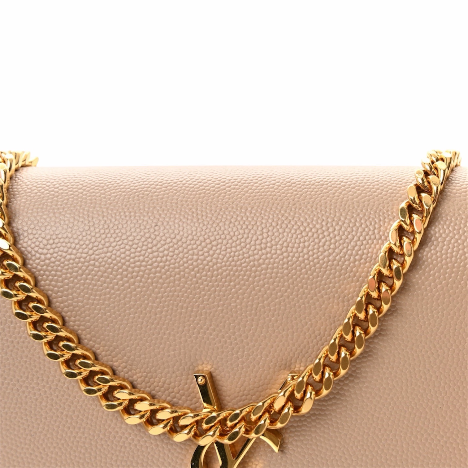 YSL Kate Media Dark Beige in Pelle Grain - immagine 5