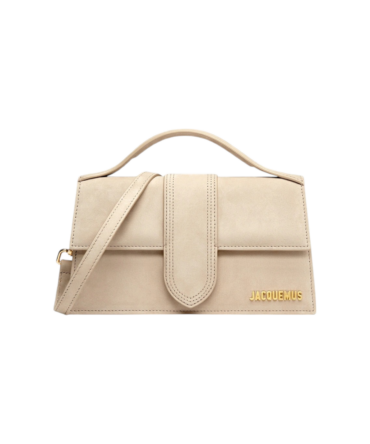 Jacquemus Le Grand Bambino dark beige Nabuk