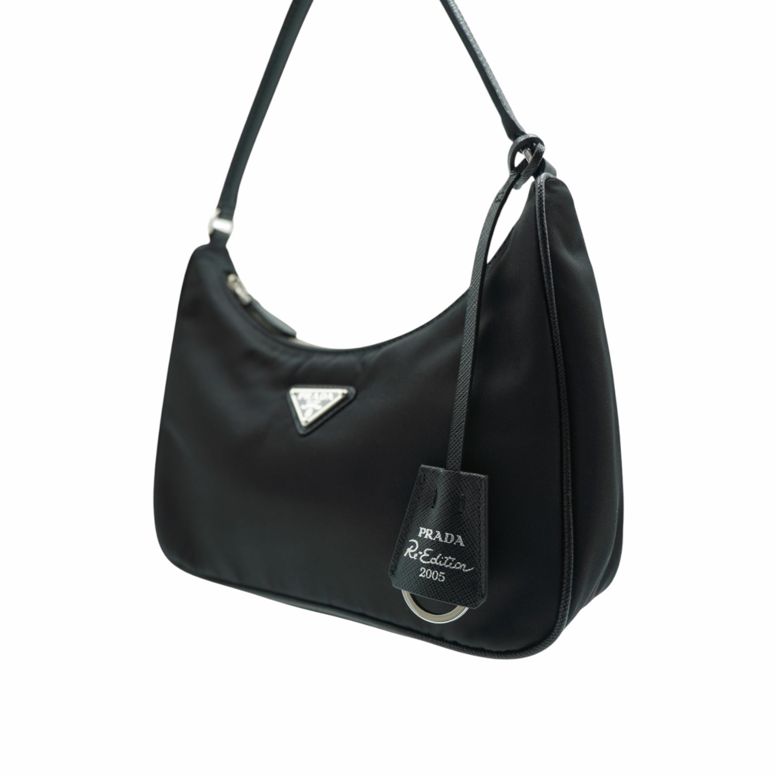 Prada Mini Borsa Re-Edition 2005 Nera - immagine 5