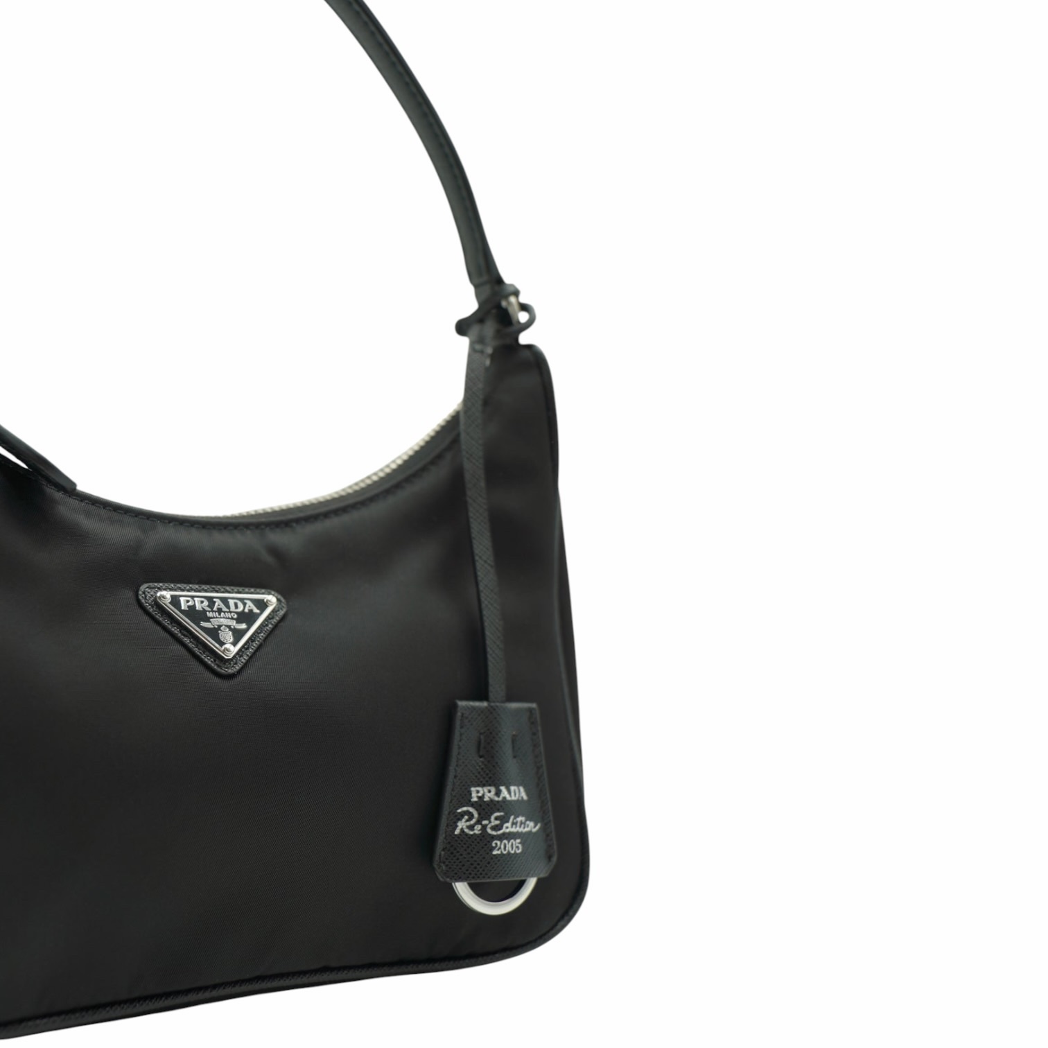 Prada Mini Borsa Re-Edition 2005 Nera - immagine 6