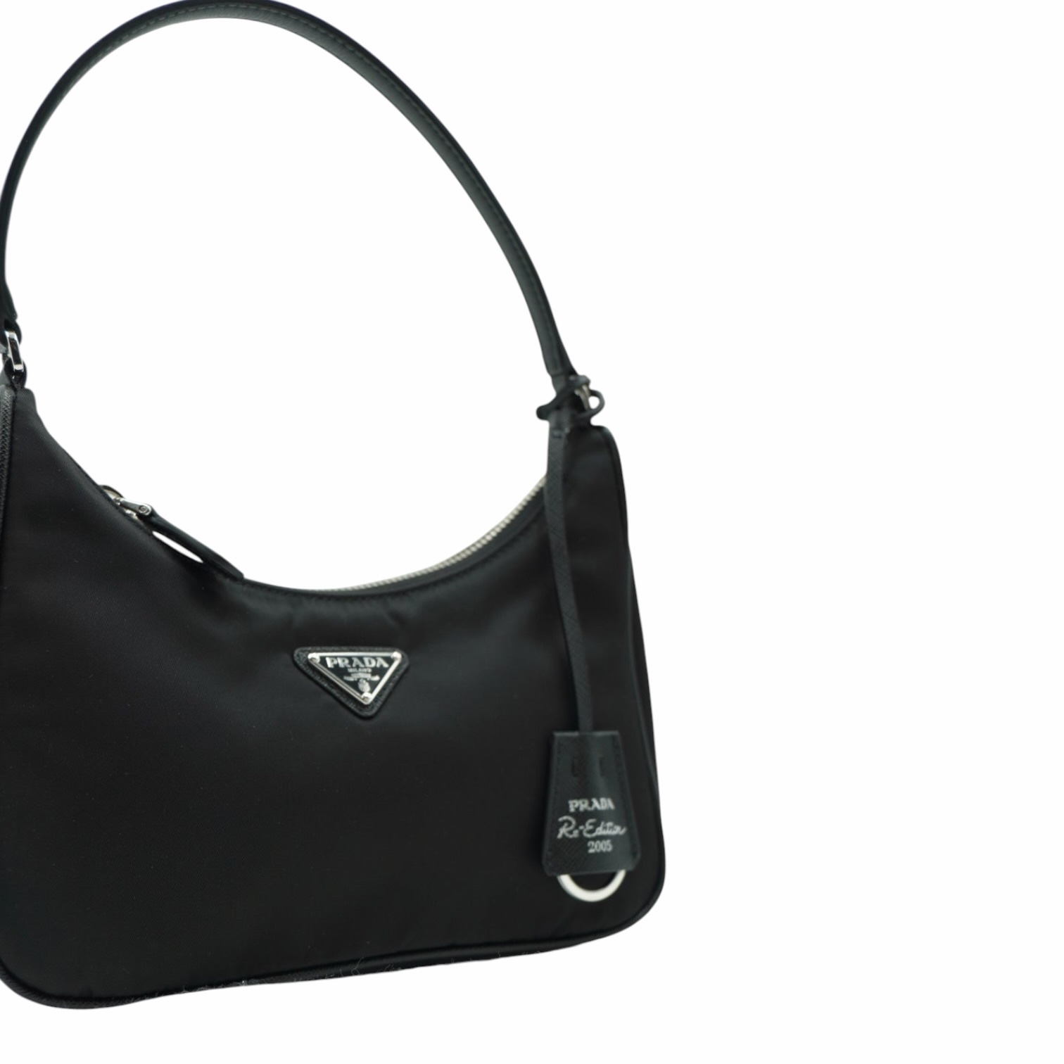 Prada Mini Borsa Re-Edition 2005 Nera - immagine 9