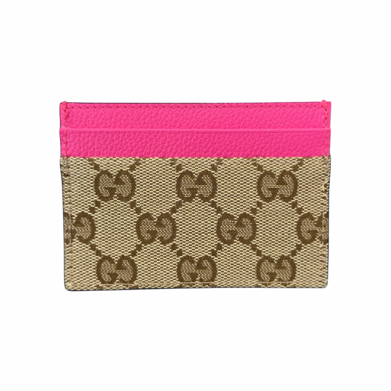 Gucci Portacarte GG Fucsia in Tela