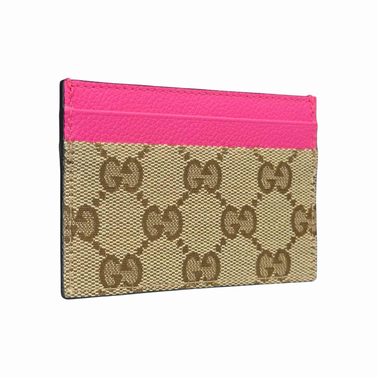 Gucci Portacarte GG Fucsia in Tela - immagine 2