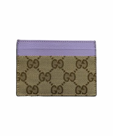 Gucci Portacarte GG Lilla in Tela