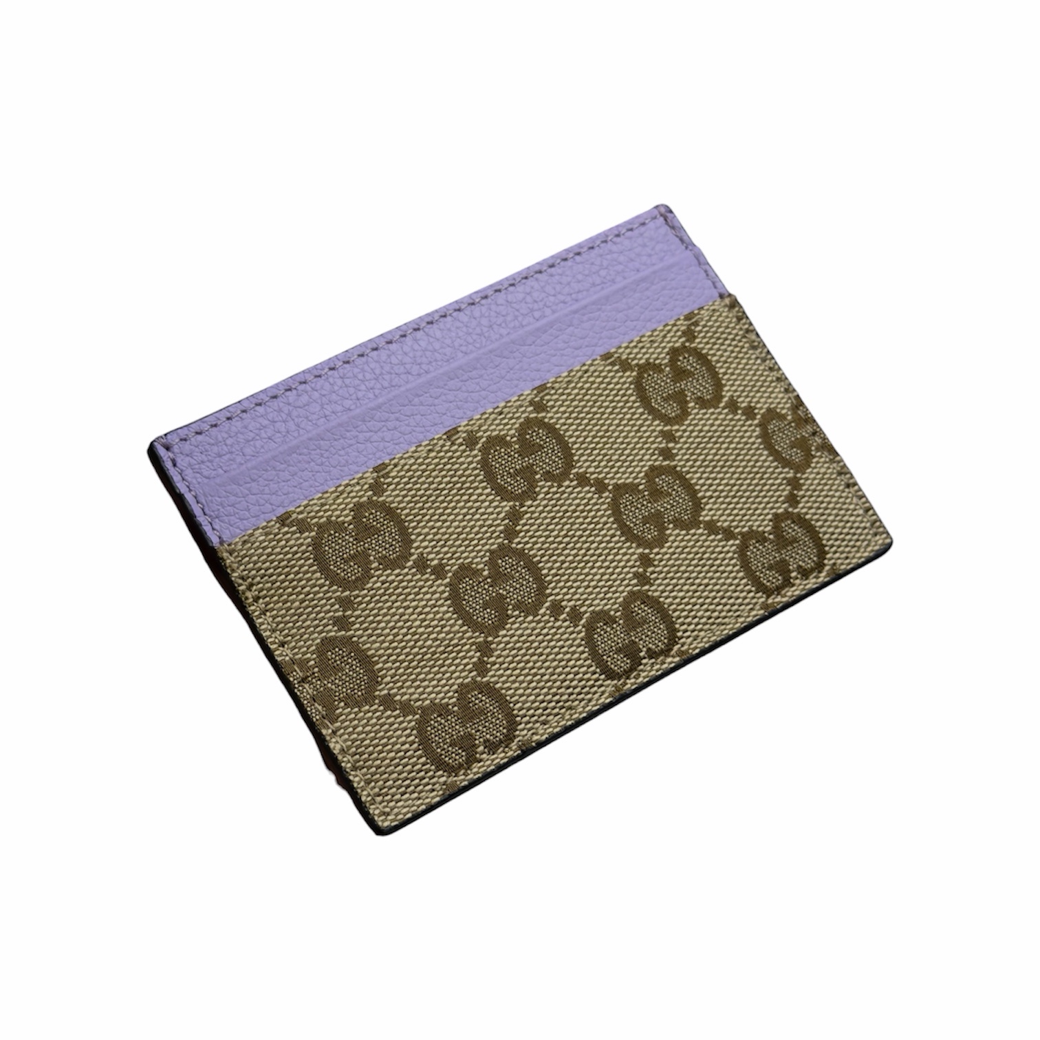 Gucci Portacarte GG Lilla in Tela - immagine 2