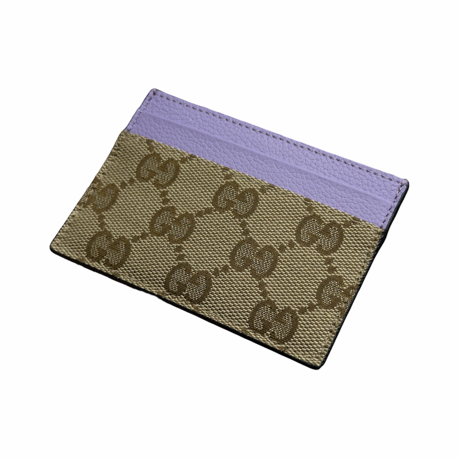 Gucci Portacarte GG Lilla in Tela - immagine 3