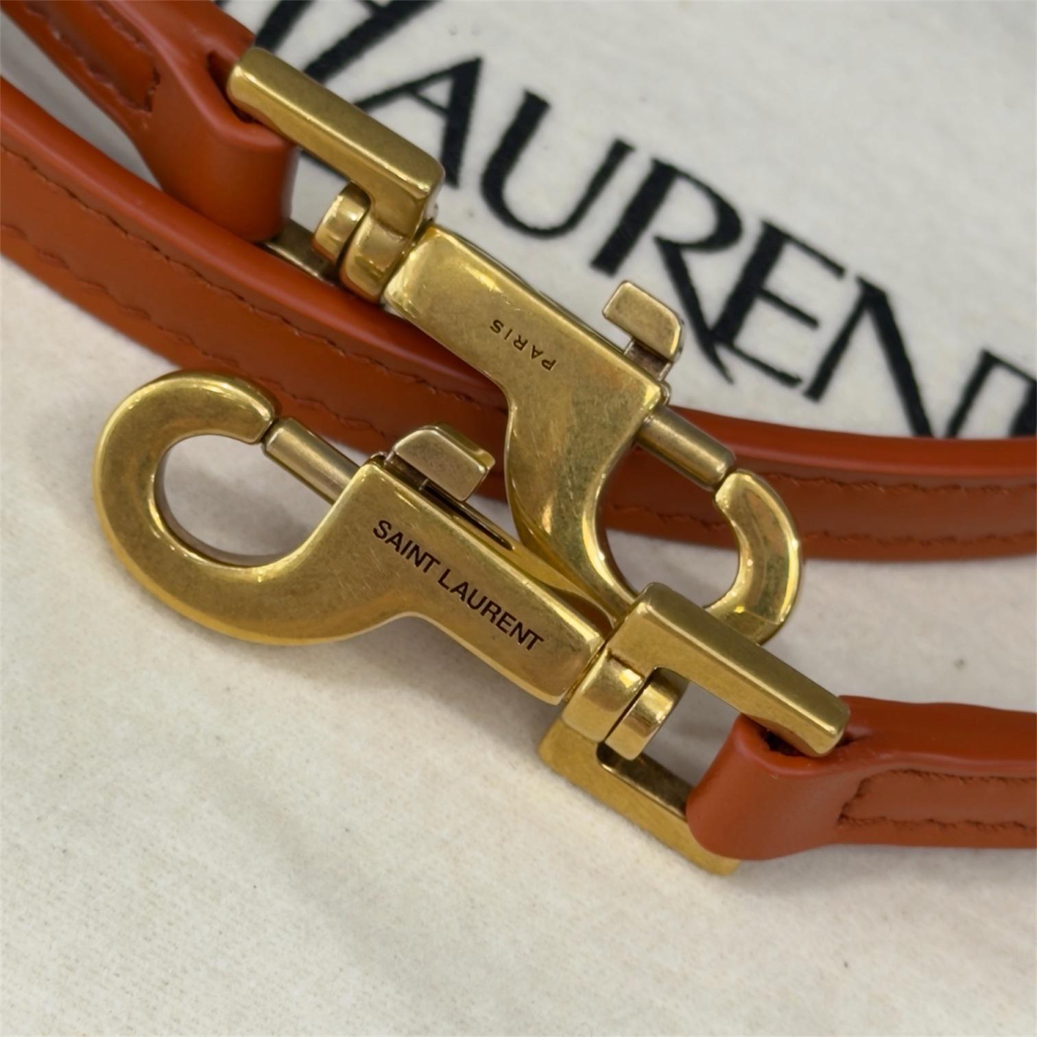 YSL Le 37 Mini Fox Arancione - immagine 12