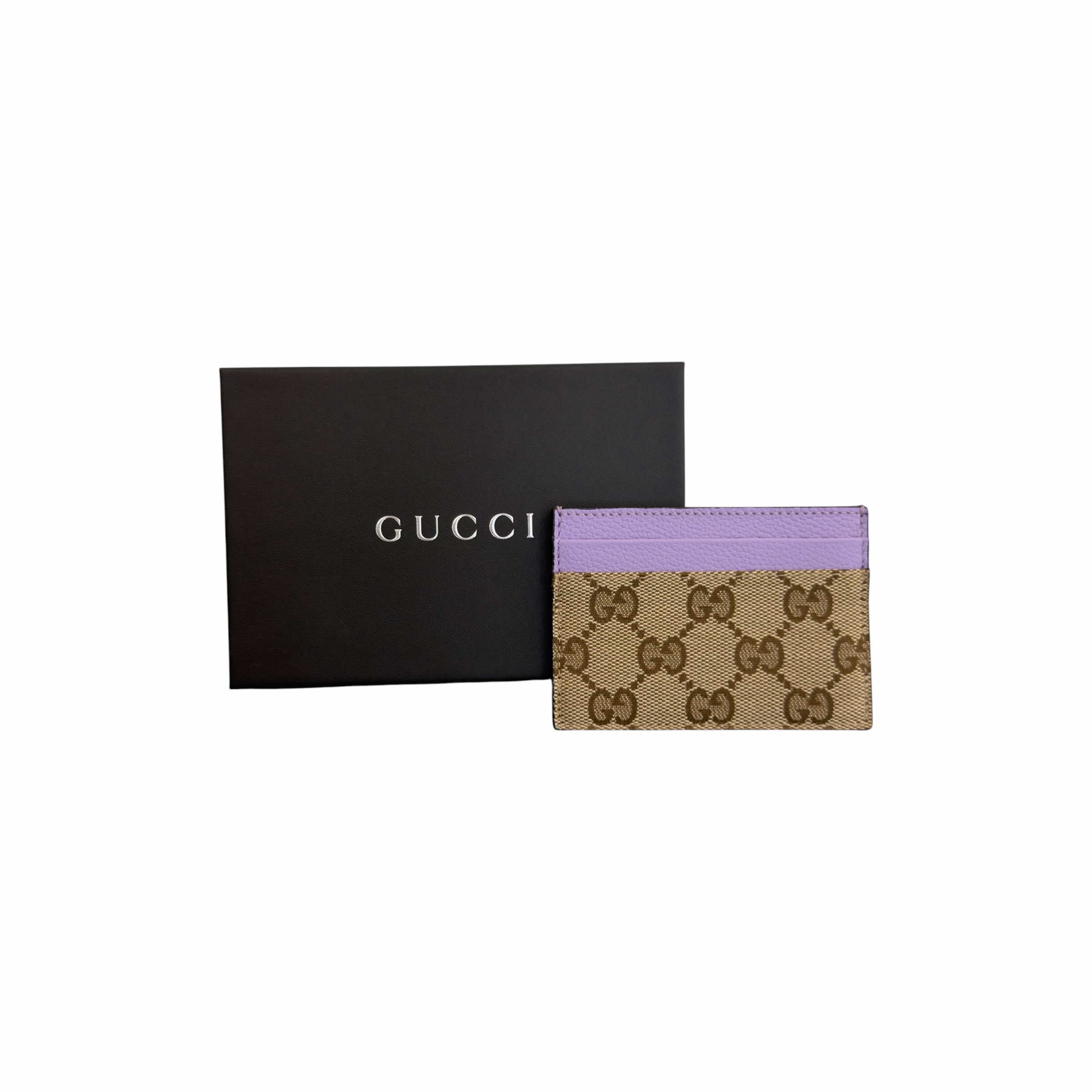 Gucci Portacarte GG Lilla in Tela