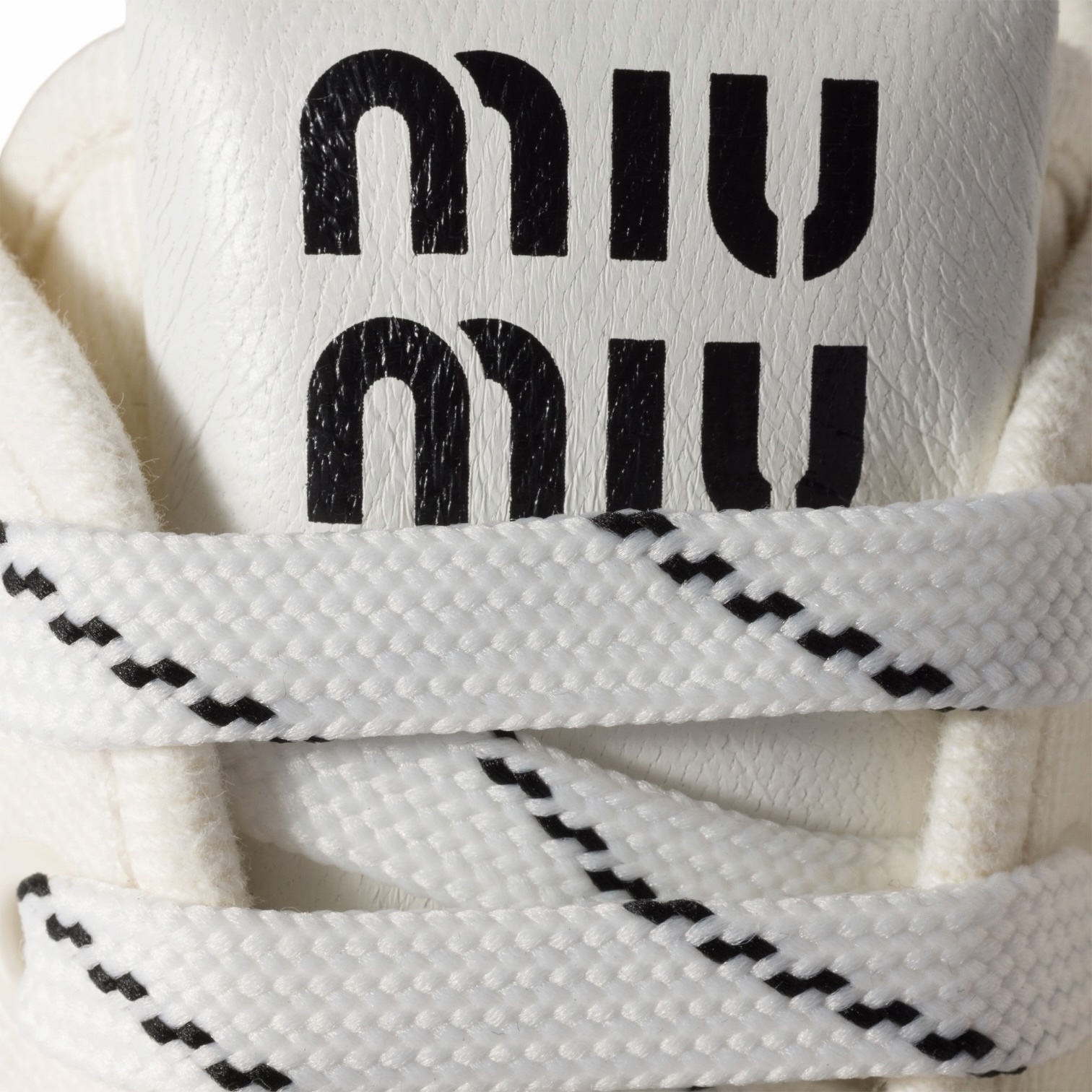 Miu Miu Scarpa in Denim Ivory 37.5 EU - immagine 4