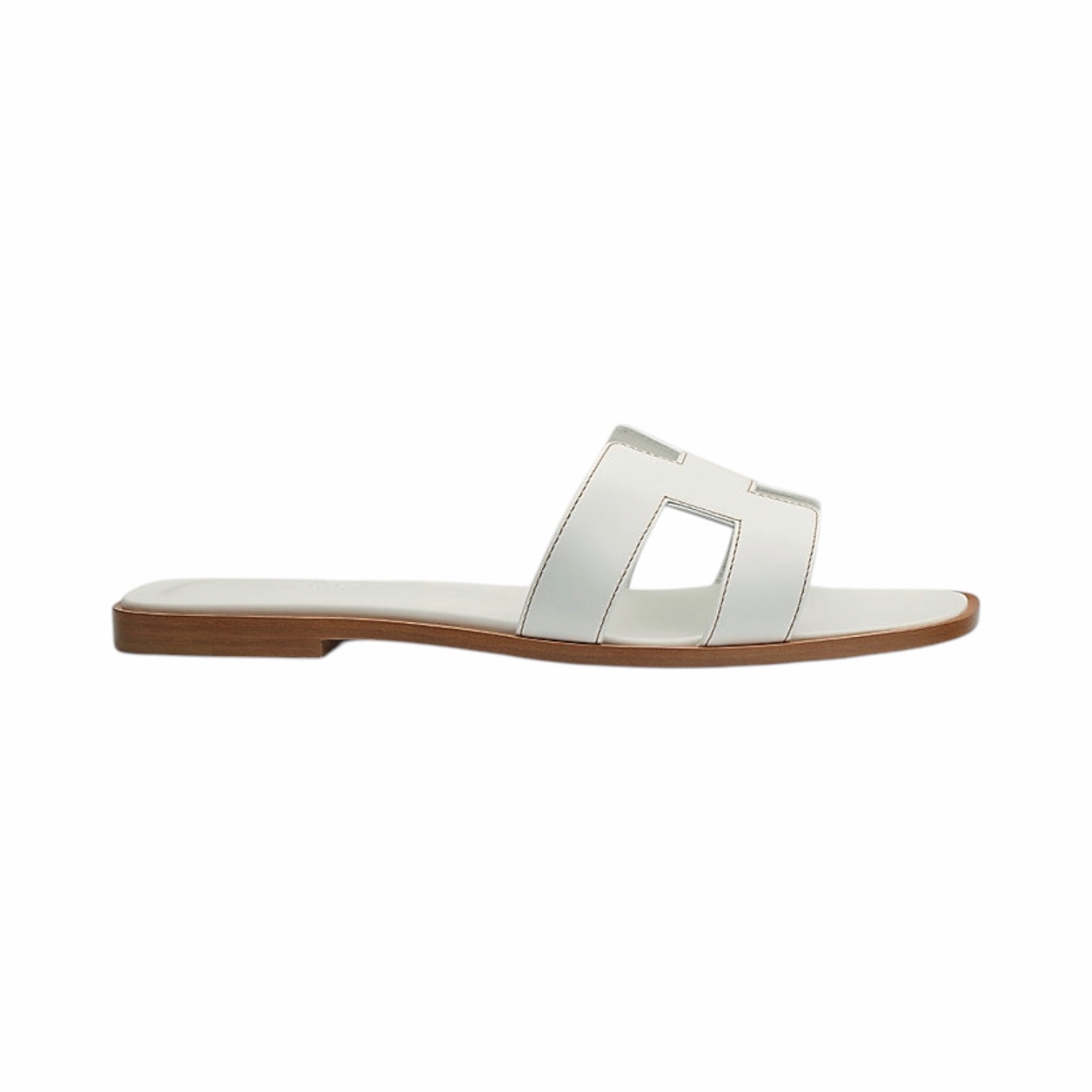 Hermes Oran Sandalo Bianco 41.5 - immagine 3