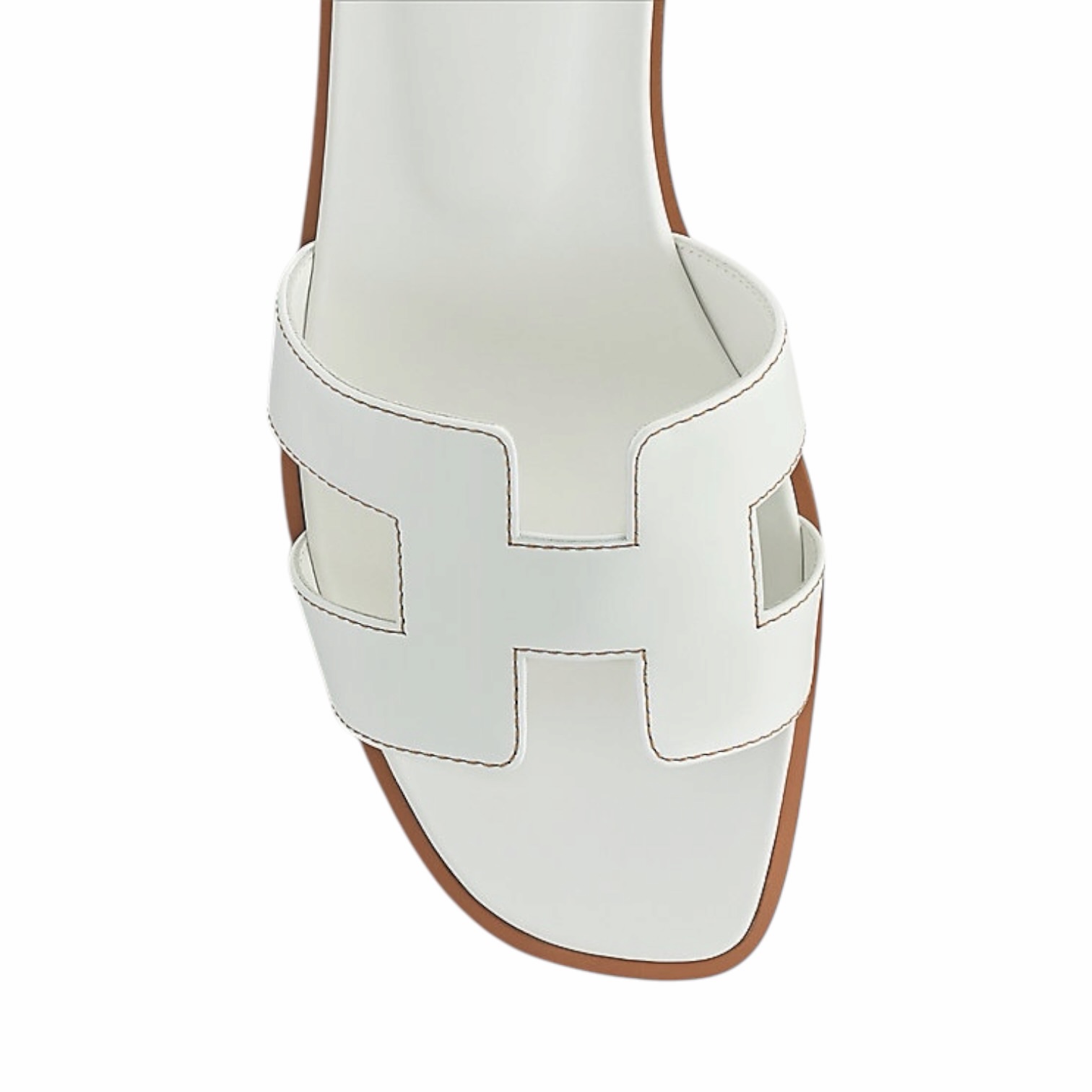 Hermes Oran Sandalo Bianco 41.5 - immagine 5