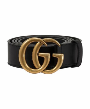 Gucci Cintura GG Marmont 90cm Nera - 3cm