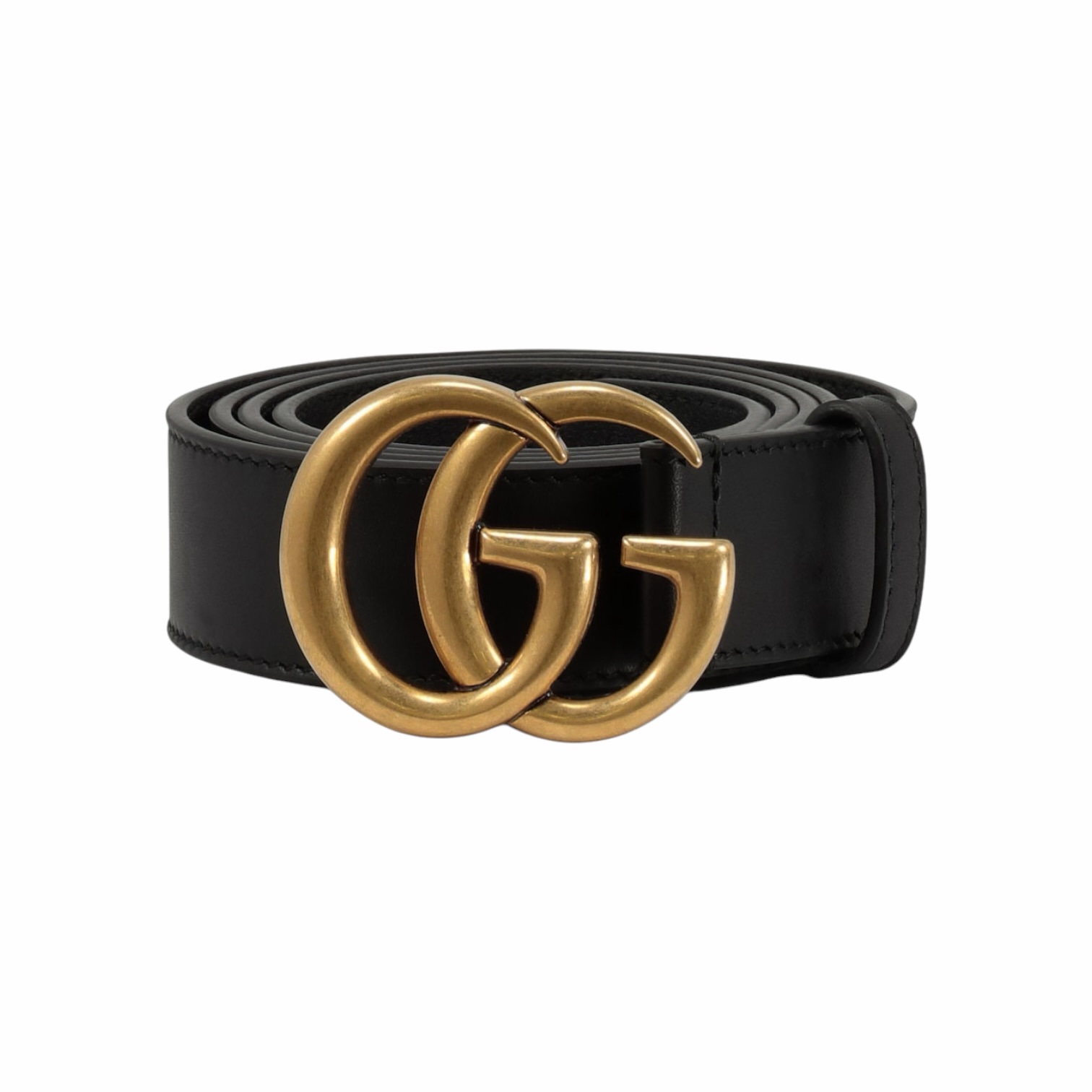 Gucci Cintura GG Marmont 80cm Nera - 3cm