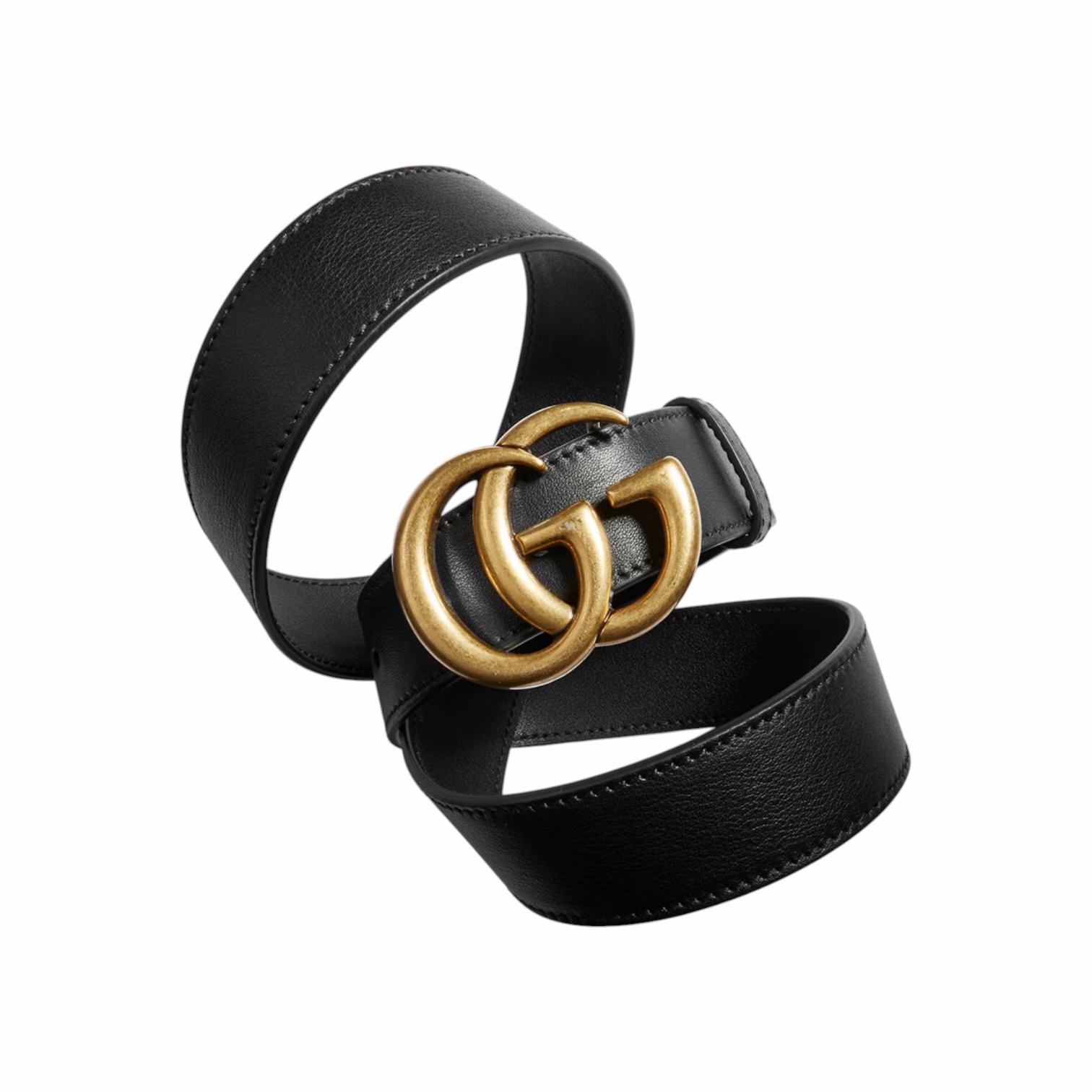 Gucci Cintura GG Marmont 80cm Nera - 3cm - immagine 2